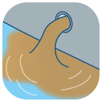 汚水の流出